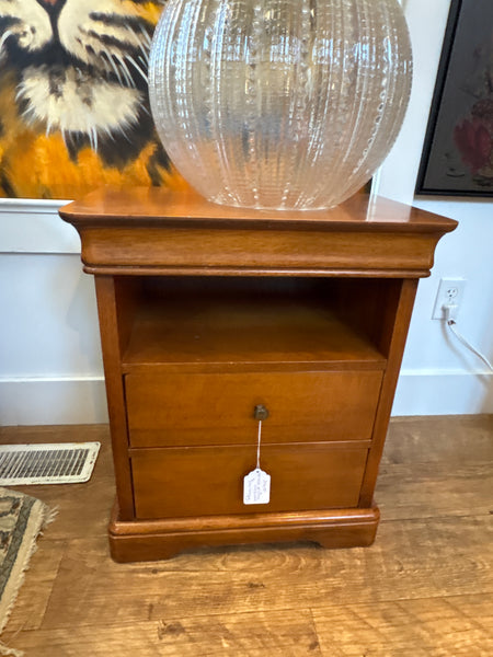 Pair of wood night stands