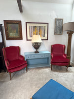 Pair of red chairs