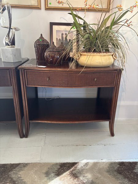 Pair of brown night stands