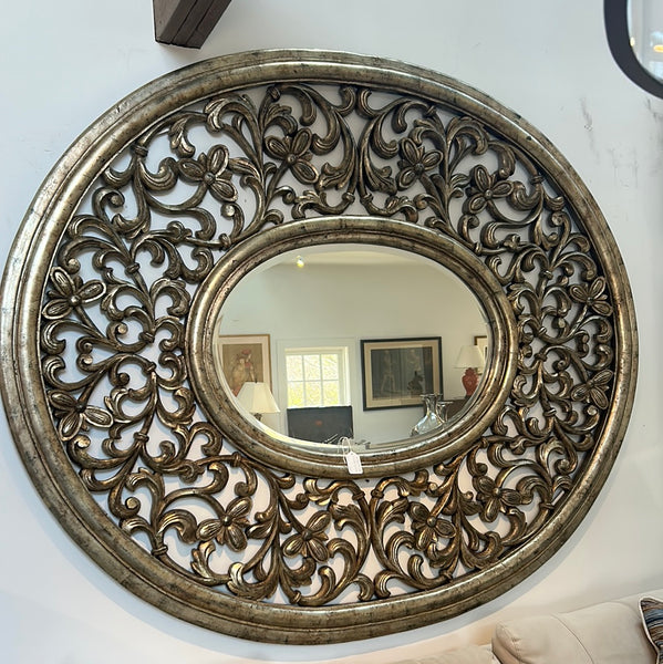 Large ornate mirror (oval)