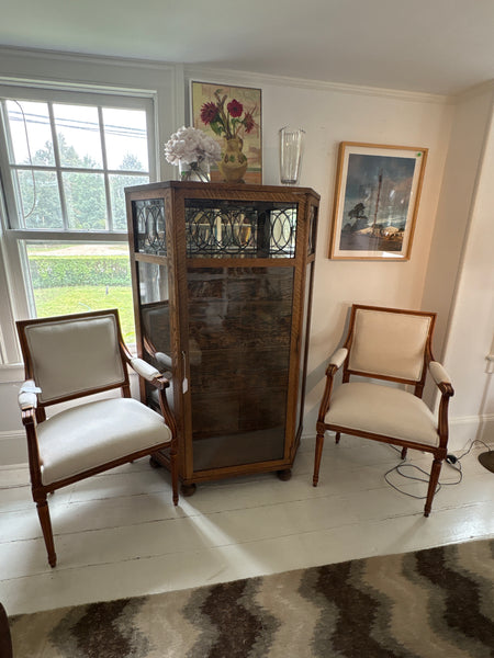 Pair of pull up chairs