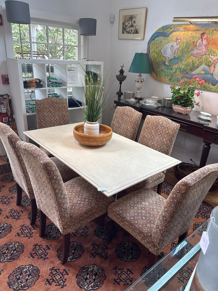 Dining table and chairs