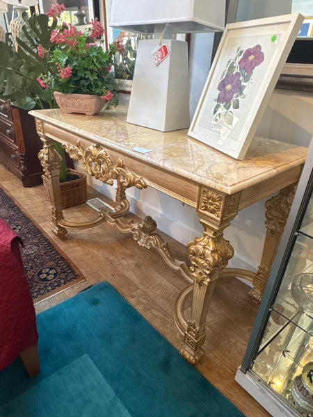 Marble top table