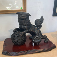 Bronze foo dog