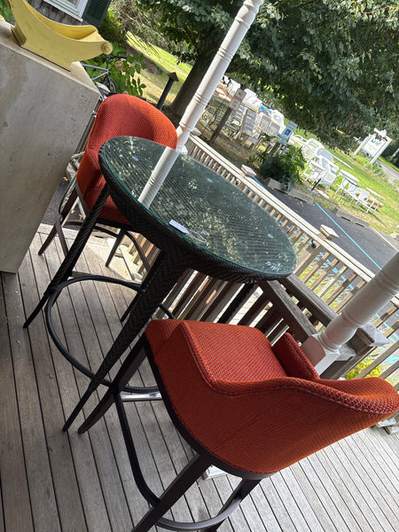 Cafe table and chairs