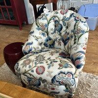Pair of tufted side chairs