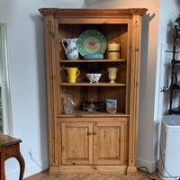 Pine corner cabinet 6/1